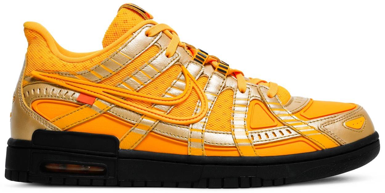 Off-White x Air Rubber Dunk &#39;University Gold&#39;