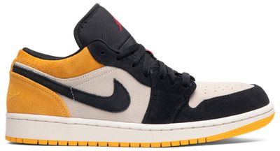 Air Jordan 1 Low Sail University Gold Black