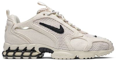Stussy x Air Zoom Spiridon Caged 2 &#39;Fossil&#39;