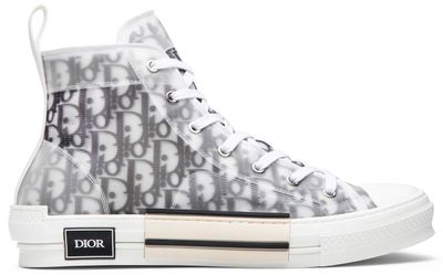 White and Black Dior Oblique Canvas