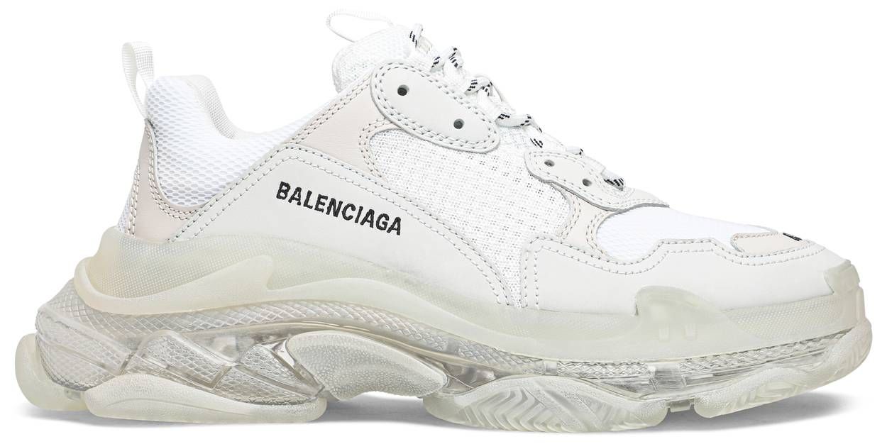 Balenciaga Wmns Triple S &#39;White Clear Sole&#39;