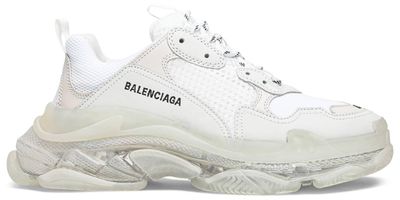 Balenciaga Wmns Triple S &#39;White Clear Sole&#39;