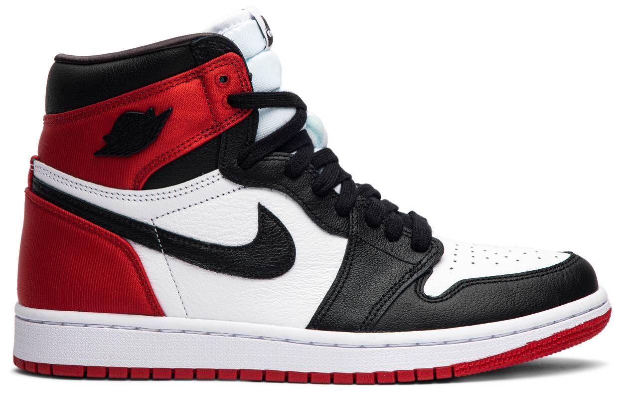 Wmns Air Jordan 1 Retro High &#39;Satin Black Toe&#39;