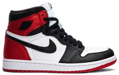 Wmns Air Jordan 1 Retro High &#39;Satin Black Toe&#39;