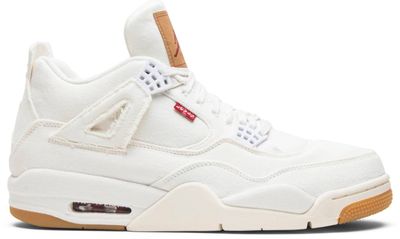 Air Jordan 4 Retro Levi&#39;s White (Levi&#39;s Tag)