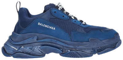 Balenciaga Triple S Clear Sole Navy