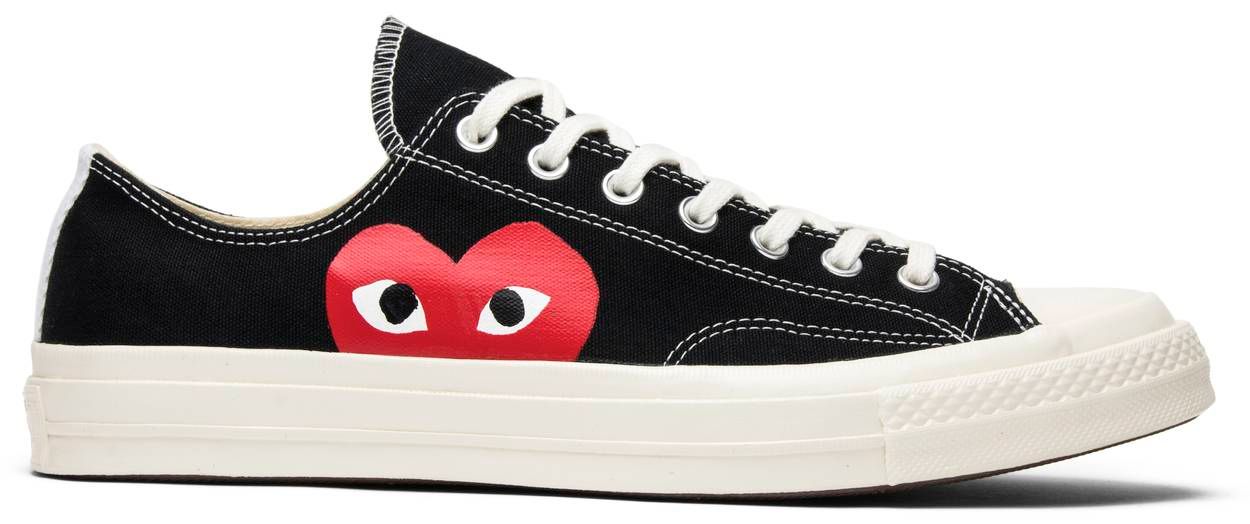 Comme des Garçons Play x Chuck 70 Low &#39;Black White&#39;