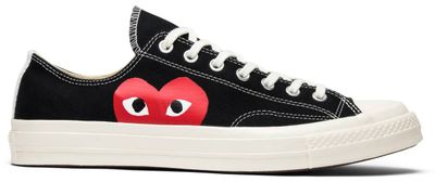 Comme des Garçons Play x Chuck 70 Low &#39;Black White&#39;