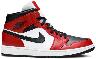 Air Jordan 1 Mid &#39;Chicago Black Toe&#39;