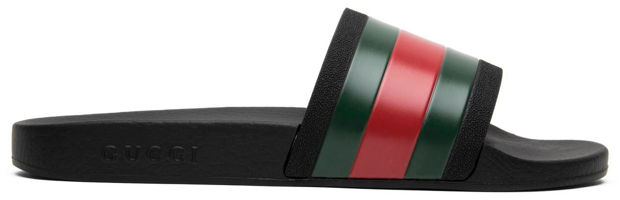 Gucci Pursuit &#39;72 Rubber Slide &#39;Black&#39;