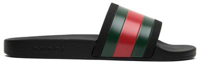 Gucci Pursuit &#39;72 Rubber Slide &#39;Black&#39;