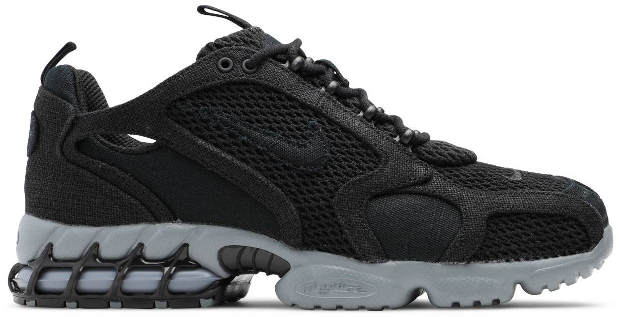Stussy x Air Zoom Spiridon Caged 2 &#39;Black Cool Grey&#39;