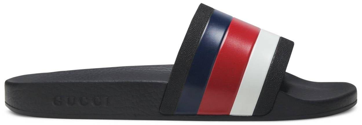 Gucci Pursuit &#39;72 Slide &#39;Blue White Stripe&#39;