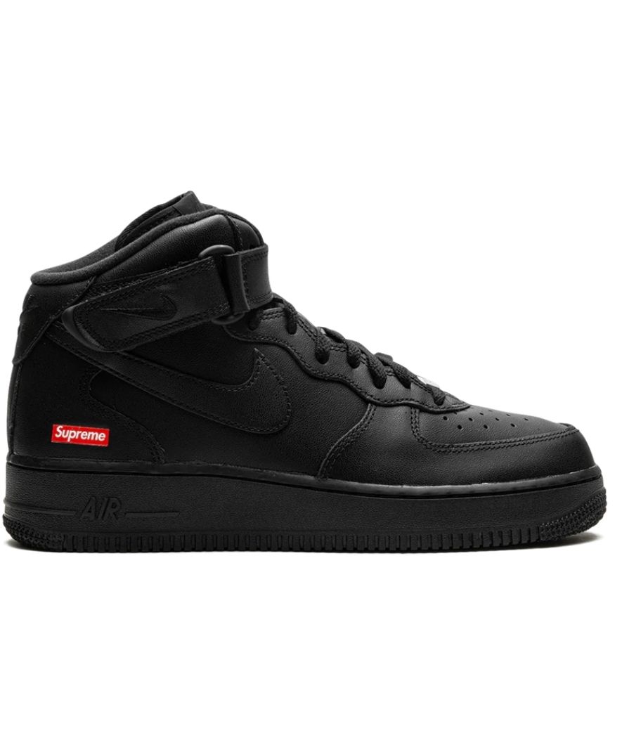 Air Force 1 Mid &quot;Supreme - Mini Box Logo Black&quot;