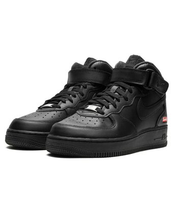 Air Force 1 Mid &quot;Supreme - Mini Box Logo Black&quot;