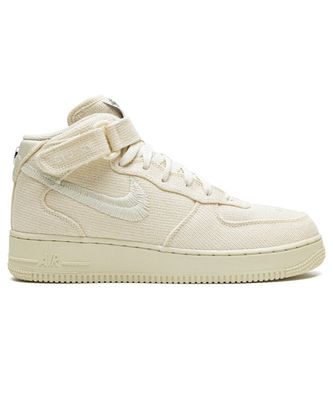 Stussy x Air Force 1 Mid &#39;Fossil&#39;