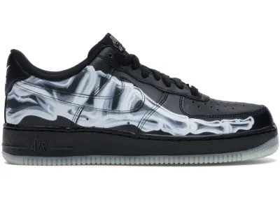Air Force 1 &#39;07 QS &#39;Black Skeleton&#39;