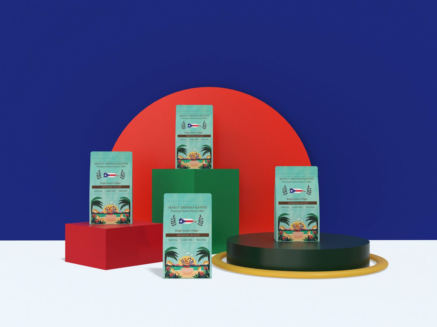 4 Packs | Puerto Rico | Single Origin | Premium Coffee