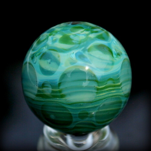 Aqua Jade Strata Exotic Dot Marble