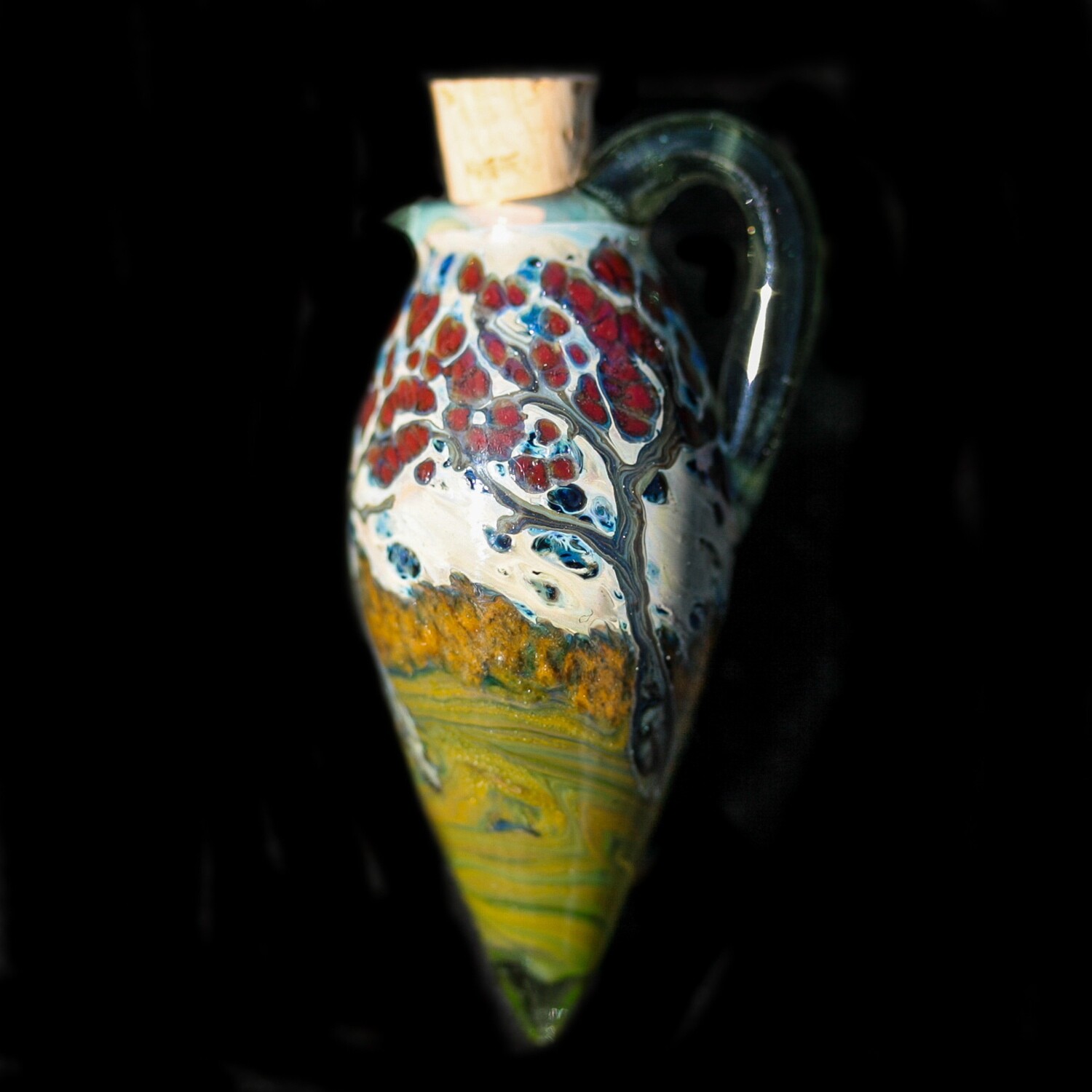 Autumn Scene Amphora