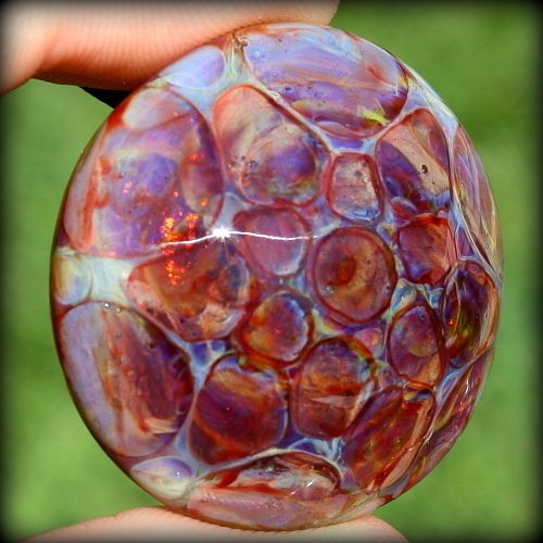 Silver Amber Purple Starburst