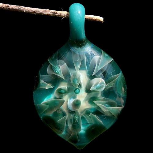 Green and Teal Implosion
