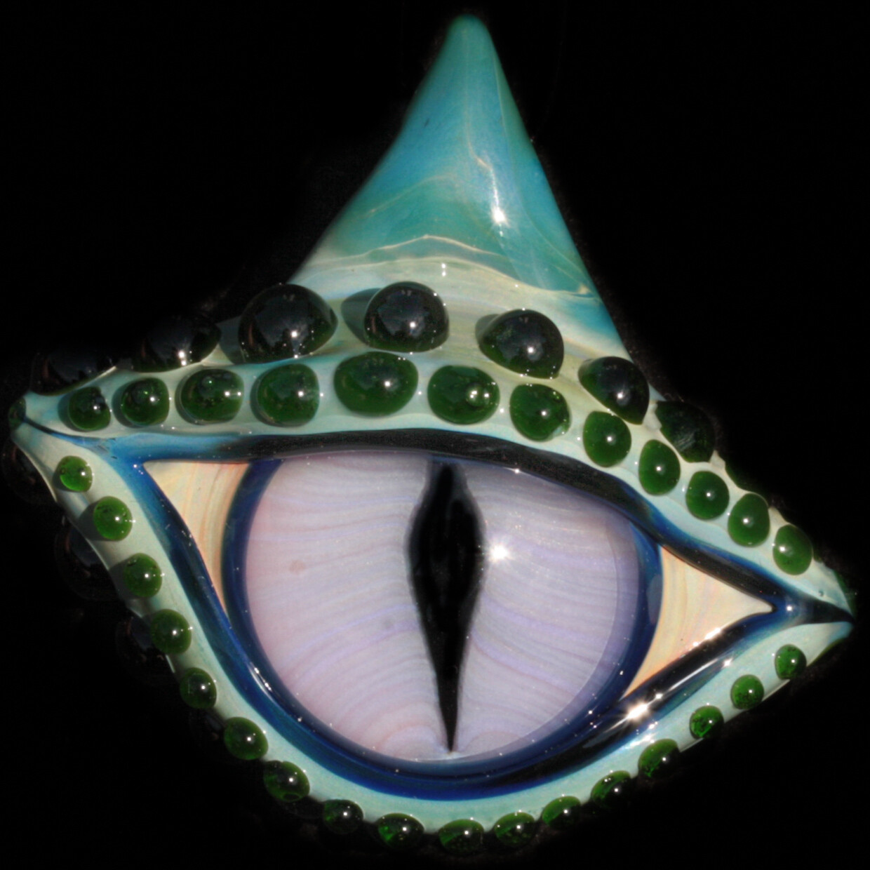 Aqua Amethyst Dragon Eye