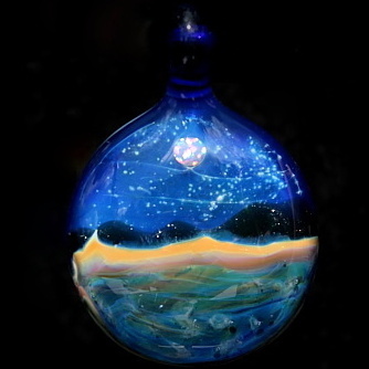 Starscape Opal Ocean Scene