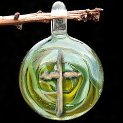 Cross over Exotic Green Swirl