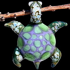 Mint Sparkle Sea Turtle
