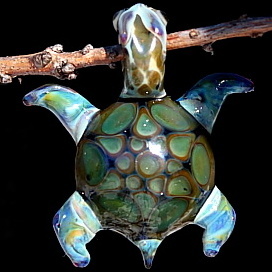 Deep Green Sea Turtle
