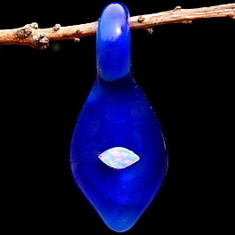 Opal over Dark Cobalt