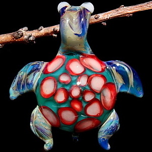Cranberry Peach Sea Turtle