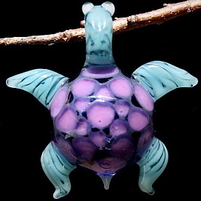 Aqua Lavender Sea Turtle