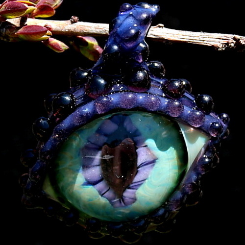 Aqua Purple Dragon Eye