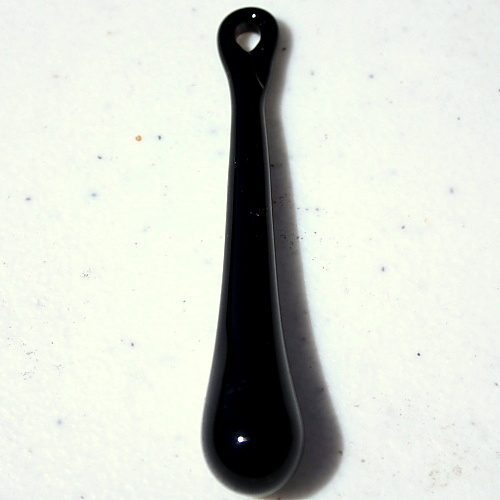 Long Black Dangle Pendant