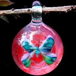 Butterfly Over Pink