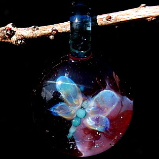 Dragonfly over Ruby Sparkle
