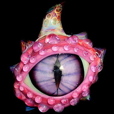 Lilac Rose Horned Dragon Eye
