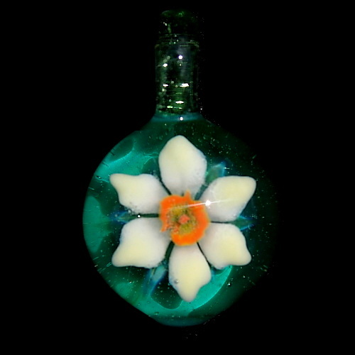 Daffodil over Aqua