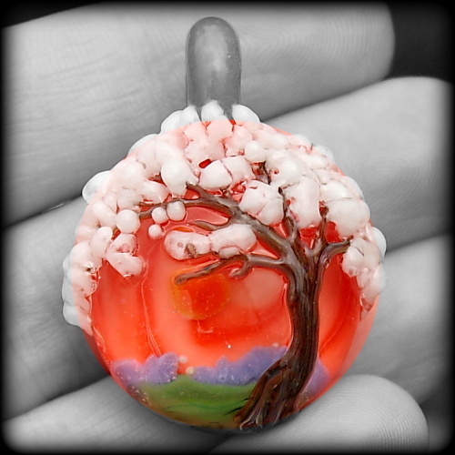 Spring Blossom Sunset Tree