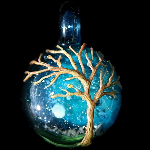 Teal Twilight Surface Tree