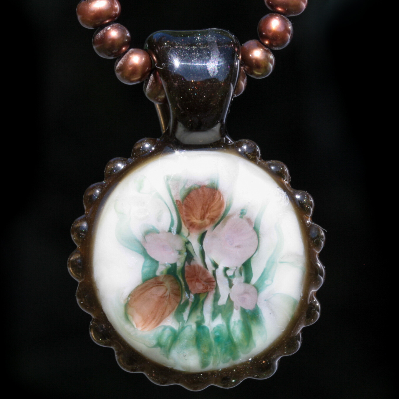Multi Floral Cameo