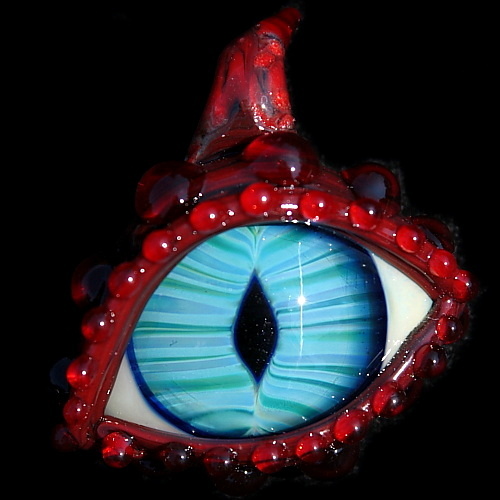 Striking Blue Dragon Eye