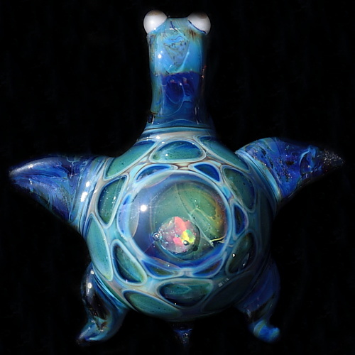Exotic Blue Opal Turtle