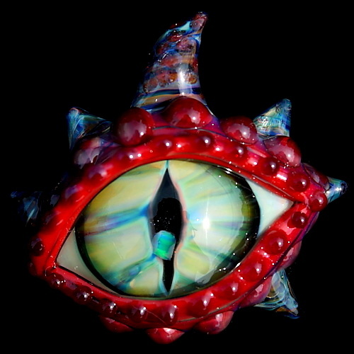 Exotic Opal Dragon Eye Pendant