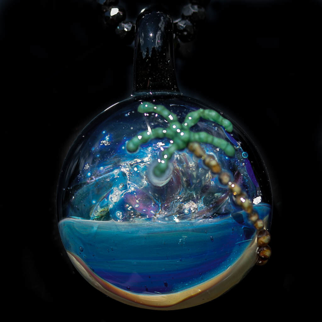 Twilight Ocean Palm