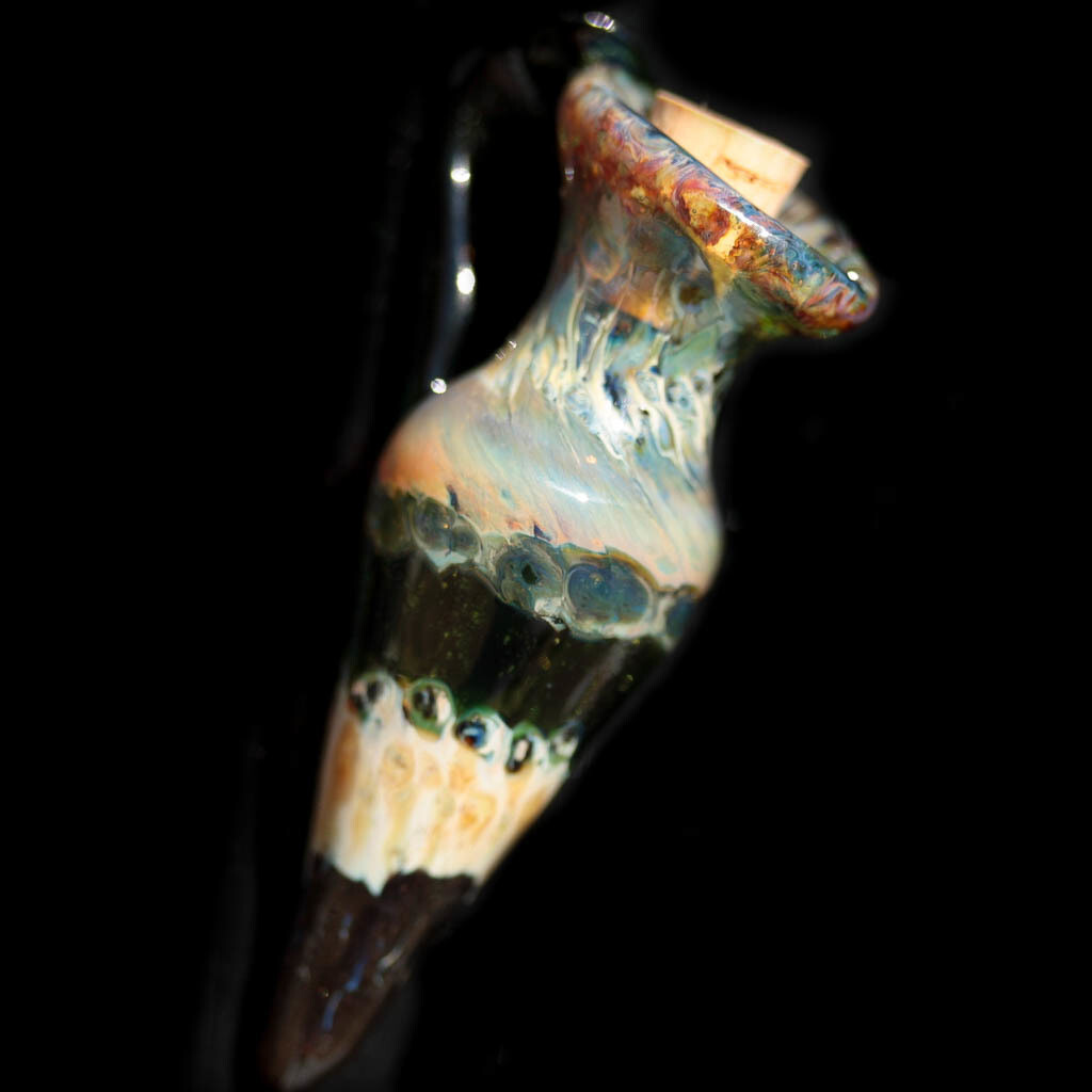 Small Exotic Bottle Pendant!