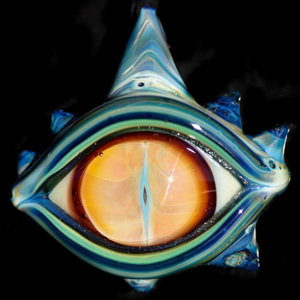 Golden Horned Dragon Eye