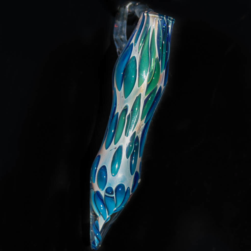 Fumed Metallilc Bottle Pendant